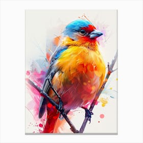 Colorful Bird 6 Canvas Print