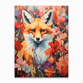 Botanical Fox Canvas Print