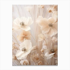 Boho Dried Flowers Anemone 1 Canvas Print