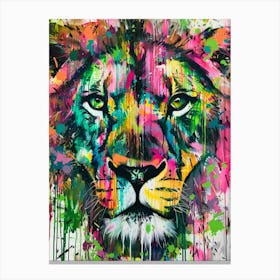 Lion Painting 1 Canvas Print