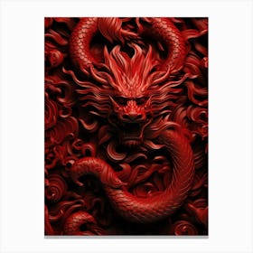 Red Dragon 4 Canvas Print