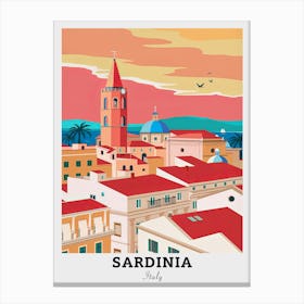 Sardinia Travel Canvas Print