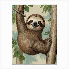 Sloth 39 Canvas Print