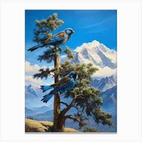 Bluebirds Canvas Print