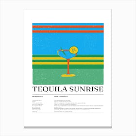 Tequila Sunrise Canvas Print