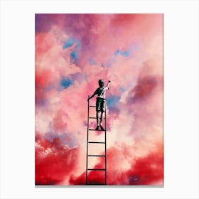 Cloud Painter Canvas Print
