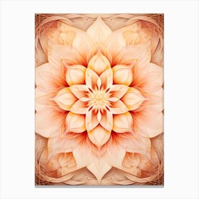 Symmetrical Mandalas Geometric Illustration 22 Canvas Print