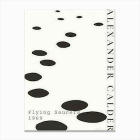 Alexander Calder Flying Saucers Canvas Print