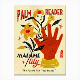 Palm Reader Canvas Print