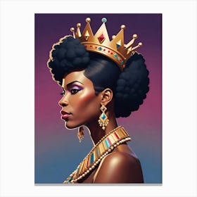 Afro Queen 2 Canvas Print