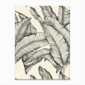 Banana Leaves 9 Canvas Print