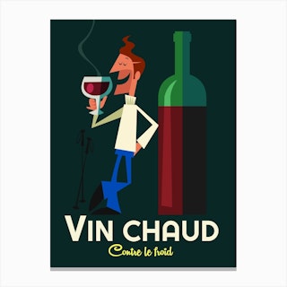 Vin Chaud Canvas Print