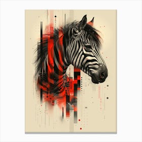 Zebra Canvas Print