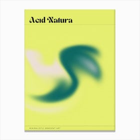 Acid Natura Canvas Print