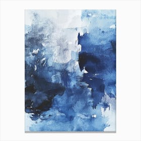 Abstract Blue Painting 10 Canvas Print