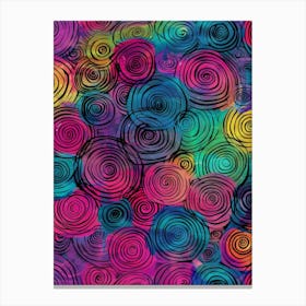 Spiral Swirls 1 Canvas Print