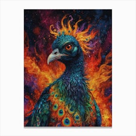 Peacock 13 Canvas Print