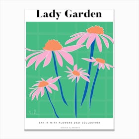 Jade Lady Garden Canvas Print