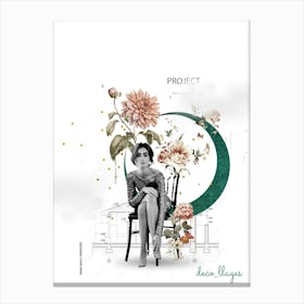 La lune Canvas Print