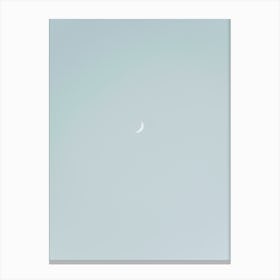 Santorini Moon Canvas Print