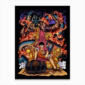 One Piece Anime Poster 18 Canvas Print