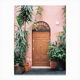 Front Door Of Rome Travel Photography Italy Canvas Print