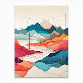 Abstract Landscape Canvas Print