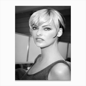 Top Model Linda Evangelista Canvas Print