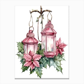 Christmas Lanterns Canvas Print