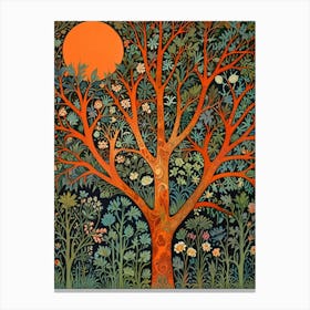 William Morris Tree Of Life 18 Canvas Print