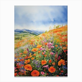 Wildflower Field Canvas Print