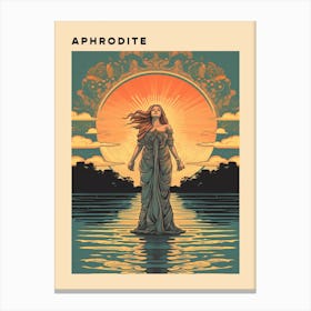 Aphrodite Poster Canvas Print