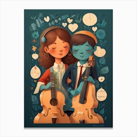 Acoustic Love Canvas Print