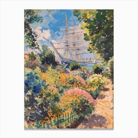 Cutty Sark (Greenwich Park) London Parks Garden 3 Painting Canvas Print