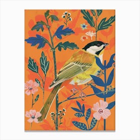 Spring Birds Carolina Chickadee 1 Canvas Print