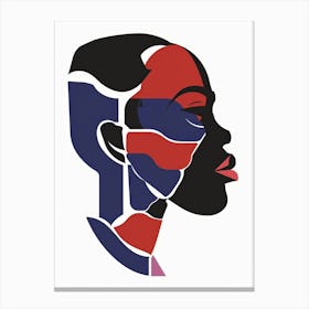 Portrait Of African Woman 29 Canvas Print