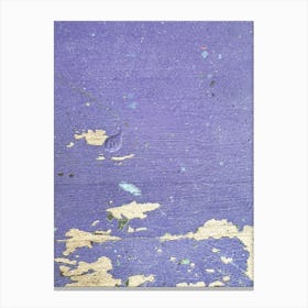 Purple Splatter Canvas Print