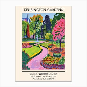 Kensington Gardens London Parks Garden 8 Canvas Print