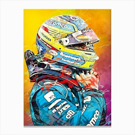 Fernando Alonso 2 Canvas Print