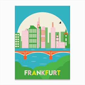 Frankfurt City Canvas Print