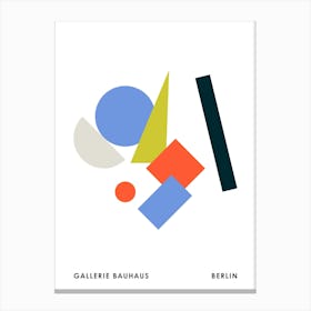 Bauhaus Exhibition Poster 7 Canvas Print