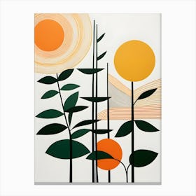 'Sunrise' Abstract 6 Canvas Print