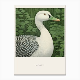 Ohara Koson Inspired Bird Painting Goose 1 Poster Canvas Print