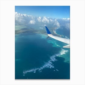 Flying Over The Ocean Canvas Print
