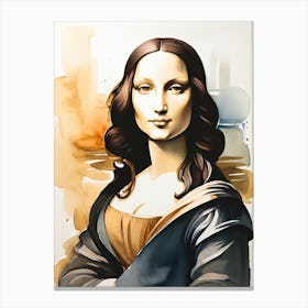 Mona Lisa 3 Canvas Print
