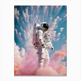 Astronaut In Space Print    Canvas Print