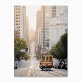 San Francisco Rail Car Canvas Print