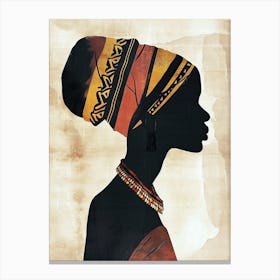 The African Woman; A Boho Song Canvas Print