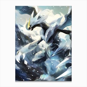 Kyurem Pokemon Anime Manga Japan Poster Canvas Print