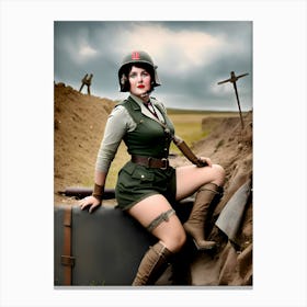 Russian Soldier 3 Canvas Print
